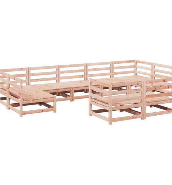 9-tlg. Garten-Sofagarnitur Massivholz Douglasie