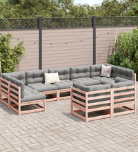 9-tlg. Garten-Sofagarnitur Massivholz Douglasie