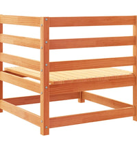 11-tlg. Garten-Sofagarnitur Wachsbraun Massivholz Kiefer