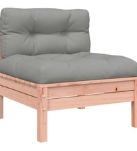 11-tlg. Garten-Sofagarnitur mit Kissen Massivholz Douglasie