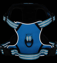 Hundegeschirr Reflektierend Verstellbar Blau XL