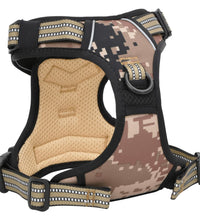 Hundegeschirr mit Leine & Halsband Verstellbar Camouflage S