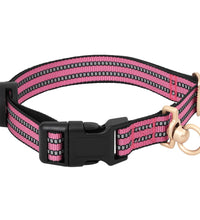 Hundegeschirr mit Leine & Halsband Verstellbar Rosa S