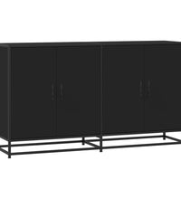 Sideboard Schwarz 134x35x76 cm Holzwerkstoff