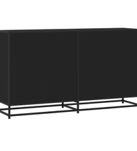 Sideboard Schwarz 134x35x76 cm Holzwerkstoff