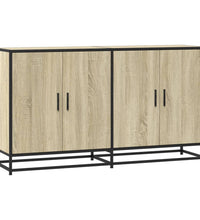 Sideboard Sonoma-Eiche 134x35x76 cm Holzwerkstoff