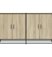 Sideboard Sonoma-Eiche 134x35x76 cm Holzwerkstoff