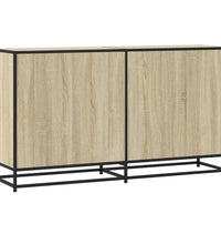 Sideboard Sonoma-Eiche 134x35x76 cm Holzwerkstoff