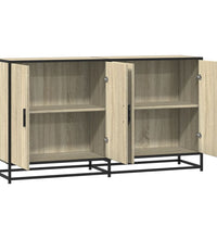 Sideboard Sonoma-Eiche 134x35x76 cm Holzwerkstoff