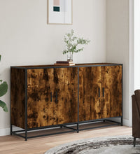 Sideboard Räuchereiche 134x35x76 cm Holzwerkstoff