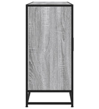 Sideboard Grau Sonoma 134x35x76 cm Holzwerkstoff