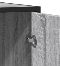 Sideboard Grau Sonoma 134x35x76 cm Holzwerkstoff