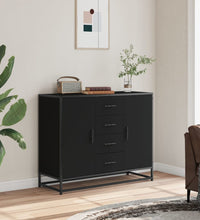 Sideboard Schwarz 92x35x76 cm Holzwerkstoff