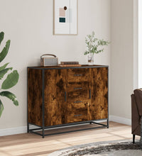 Sideboard Räuchereiche 92x35x76 cm Holzwerkstoff