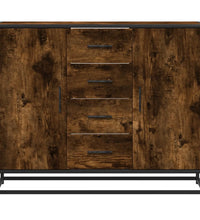 Sideboard Räuchereiche 92x35x76 cm Holzwerkstoff