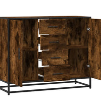 Sideboard Räuchereiche 92x35x76 cm Holzwerkstoff