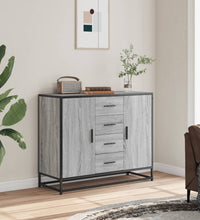Sideboard Grau Sonoma 92x35x76 cm Holzwerkstoff