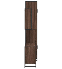 3-tlg. Badmöbel-Set Braun Eichen-Optik Holzwerkstoff