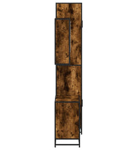 3-tlg. Badmöbel-Set Räuchereiche Holzwerkstoff