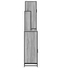 4-tlg. Badmöbel-Set Räuchereiche Holzwerkstoff