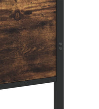 Metallbett ohne Matratze Räuchereiche 183x213 cm