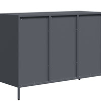 Sideboard Anthrazit 101,5x39x73,5 cm Kaltgewalzter Stahl