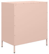 Sideboard Rosa 68x39x73,5 cm Kaltgewalzter Stahl