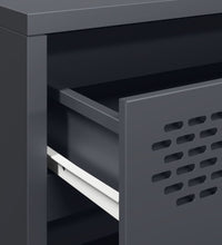 Sideboard Anthrazit 68x39x73,5 cm Kaltgewalzter Stahl