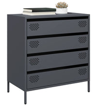 Sideboard Anthrazit 68x39x73,5 cm Kaltgewalzter Stahl