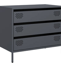 Sideboard Anthrazit 68x39x58,5 cm Kaltgewalzter Stahl