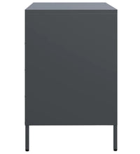 Sideboard Anthrazit 68x39x58,5 cm Kaltgewalzter Stahl
