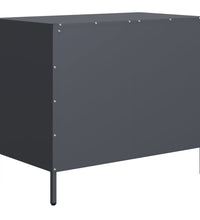 Sideboard Anthrazit 68x39x58,5 cm Kaltgewalzter Stahl