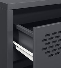 Sideboard Anthrazit 68x39x58,5 cm Kaltgewalzter Stahl