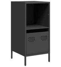 Sideboard Schwarz 35x39x73,5 cm Kaltgewalzter Stahl