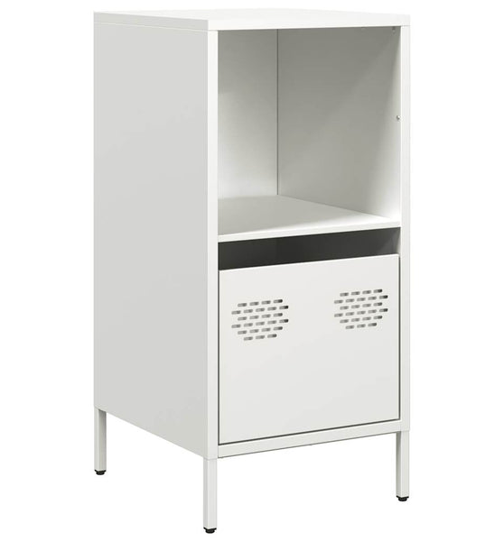 Sideboard Weiß 35x39x73,5 cm Kaltgewalzter Stahl