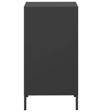 Sideboard Schwarz 35x39x73,5 cm Kaltgewalzter Stahl