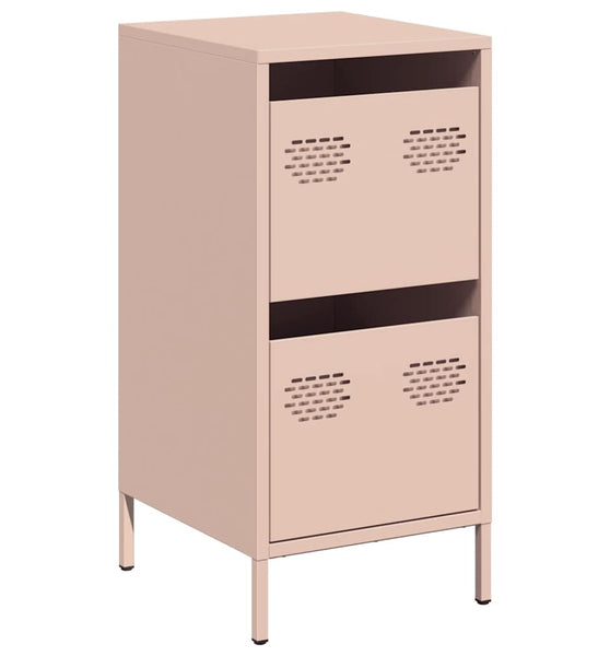 Sideboard Rosa 35x39x73,5 cm Kaltgewalzter Stahl