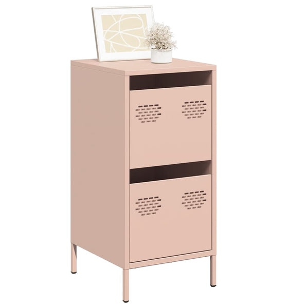 Sideboard Rosa 35x39x73,5 cm Kaltgewalzter Stahl