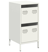 Sideboard Weiß 35x39x73,5 cm Kaltgewalzter Stahl