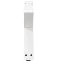 Couchtischbeine 2 Stk. Weiß 60x(30-31,3) cm Stahl