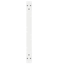 Couchtischbeine 2 Stk. Weiß 70x(30-31,3) cm Stahl