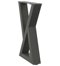 Couchtischbeine 2 Stk. Anthrazit 28x(42-43,3) cm Stahl