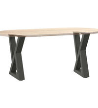Couchtischbeine 2 Stk. Anthrazit 28x(42-43,3) cm Stahl