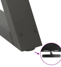 Couchtischbeine 2 Stk. Anthrazit 28x(42-43,3) cm Stahl