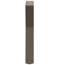 Couchtischbeine 2 Stk. Naturstahl 28x(42-43,3) cm Stahl