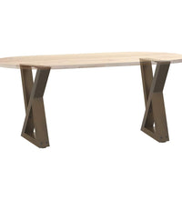 Couchtischbeine 2 Stk. Naturstahl 28x(42-43,3) cm Stahl