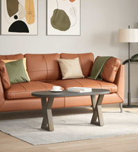 Couchtischbeine 2 Stk. Naturstahl 38x(42-43,3) cm Stahl