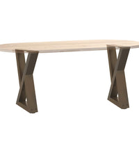 Couchtischbeine 2 Stk. Naturstahl 38x(42-43,3) cm Stahl