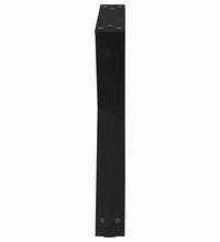 Couchtischbeine 2 Stk. Schwarz 50x(42-43,3) cm Stahl