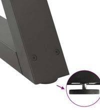 Couchtischbeine 2 Stk. Anthrazit 50x(42-43,3) cm Stahl